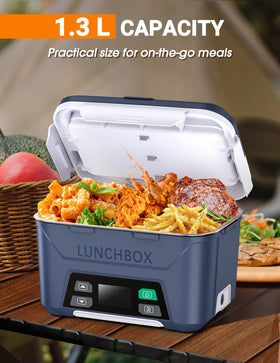 Docusvect portable lunch bag with dual-chamber divider for organization.