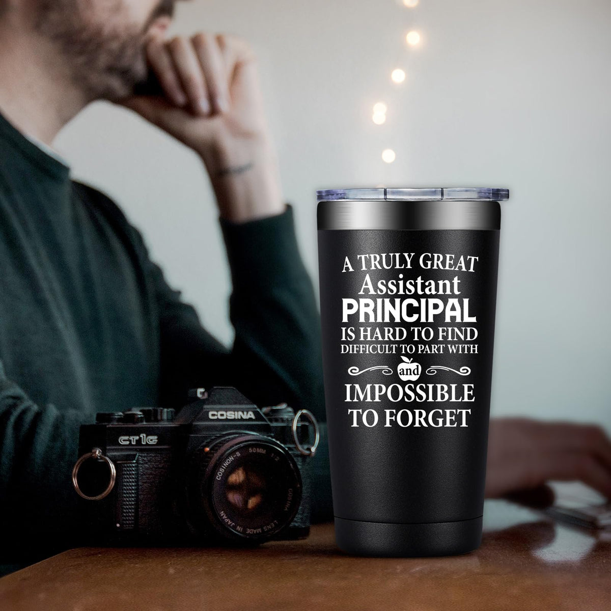 DOEARTE principal day gift tumbler demonstrates appreciation for colleagues