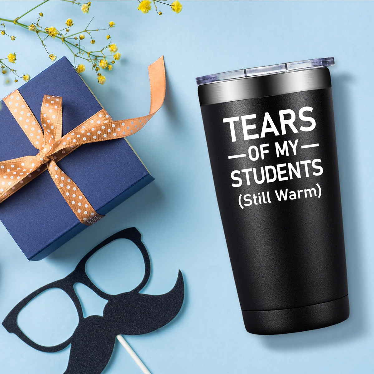DOEARTE 20oz tumbler double-wall—keeps beverages hot or cold.