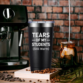 DOEARTE 20oz tumbler with-tea—ideal for tea, water, or coffee on the go.