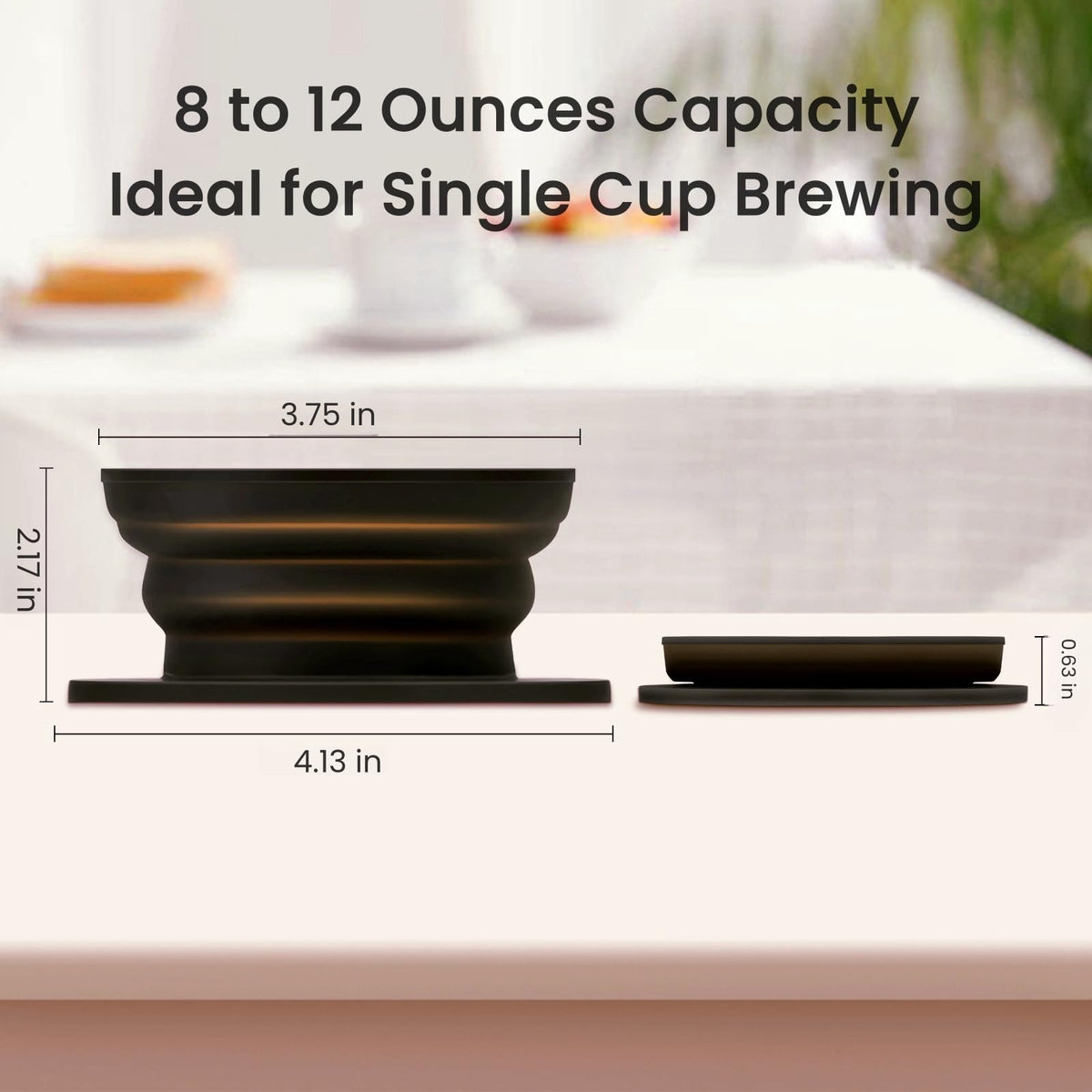 DOFQQG stainless steel mesh filter supports paperless brewing.