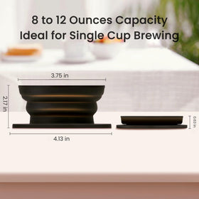 DOFQQG stainless steel mesh filter supports paperless brewing.