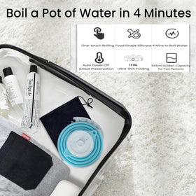 DOFQQG travel kettle boiling blue for fast hot beverages.