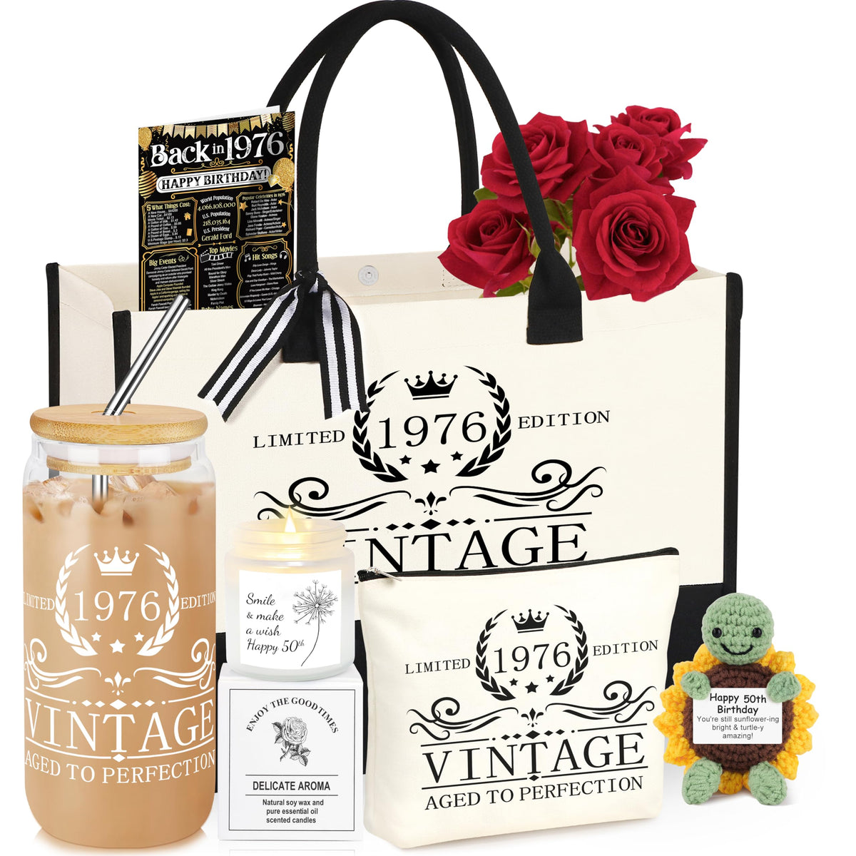 DOGMEM 1976 tote bag with vintage design for everyday carry