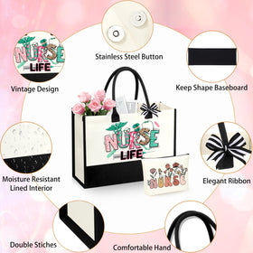DogMEM cosmetic bag from the set, keeps essentials organized during shifts.