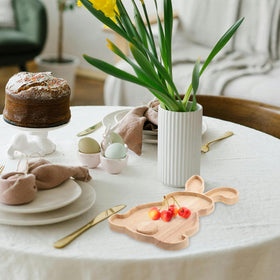 DOITOOL Easter table centerpiece tray creates a focal point for gatherings