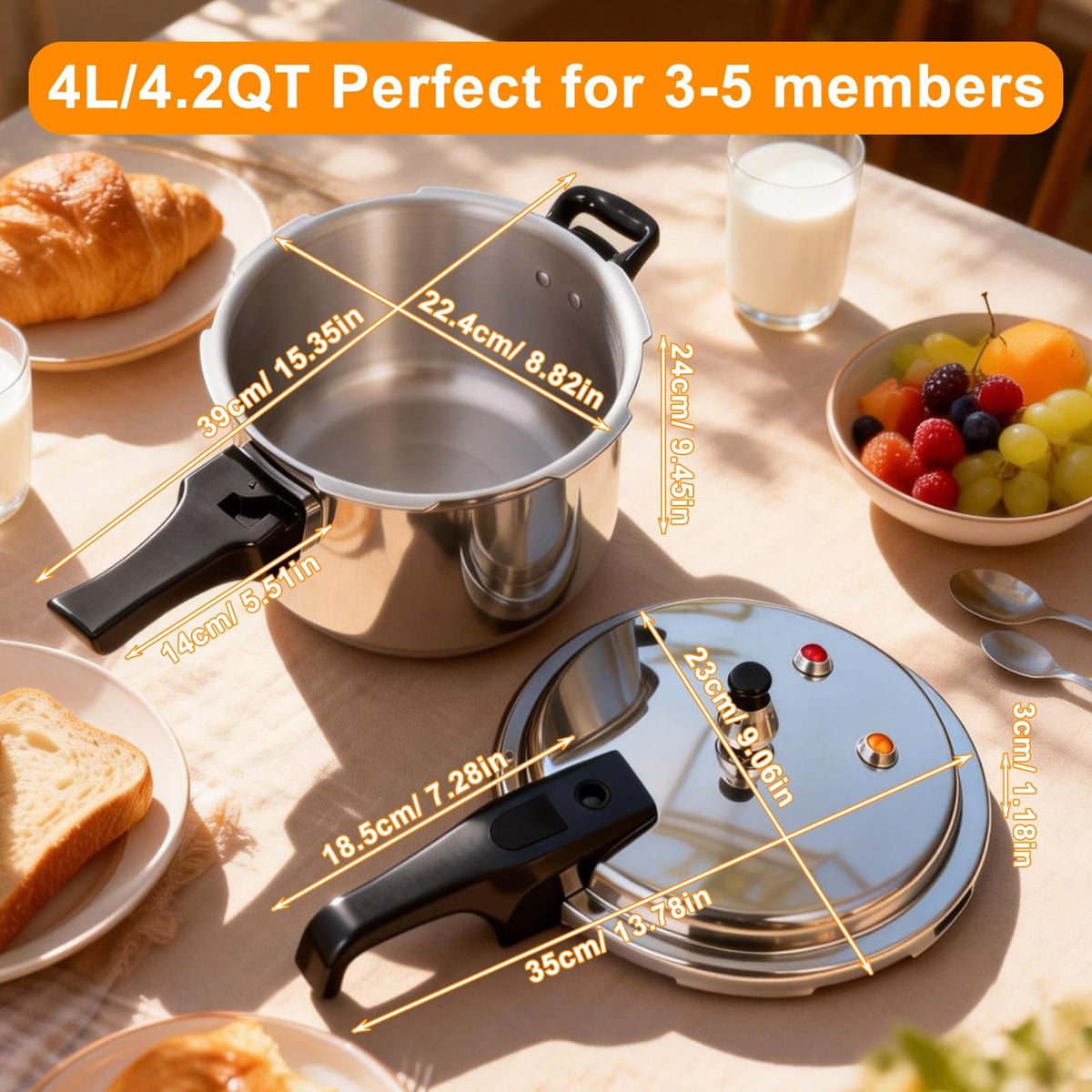 DOITOOL induction-base readiness demonstrates versatile heat source for gas or induction.