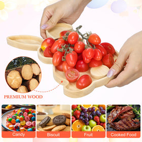DOITOOL rabbit shaped dish provides kitchen decor while serving snacks