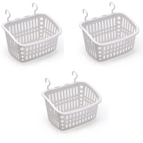 Doitxue wall-mount ventilated basket for bathroom or kitchen storage.