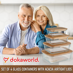 dokaworld durable borosilicate glass stands up to busy kitchen routines.