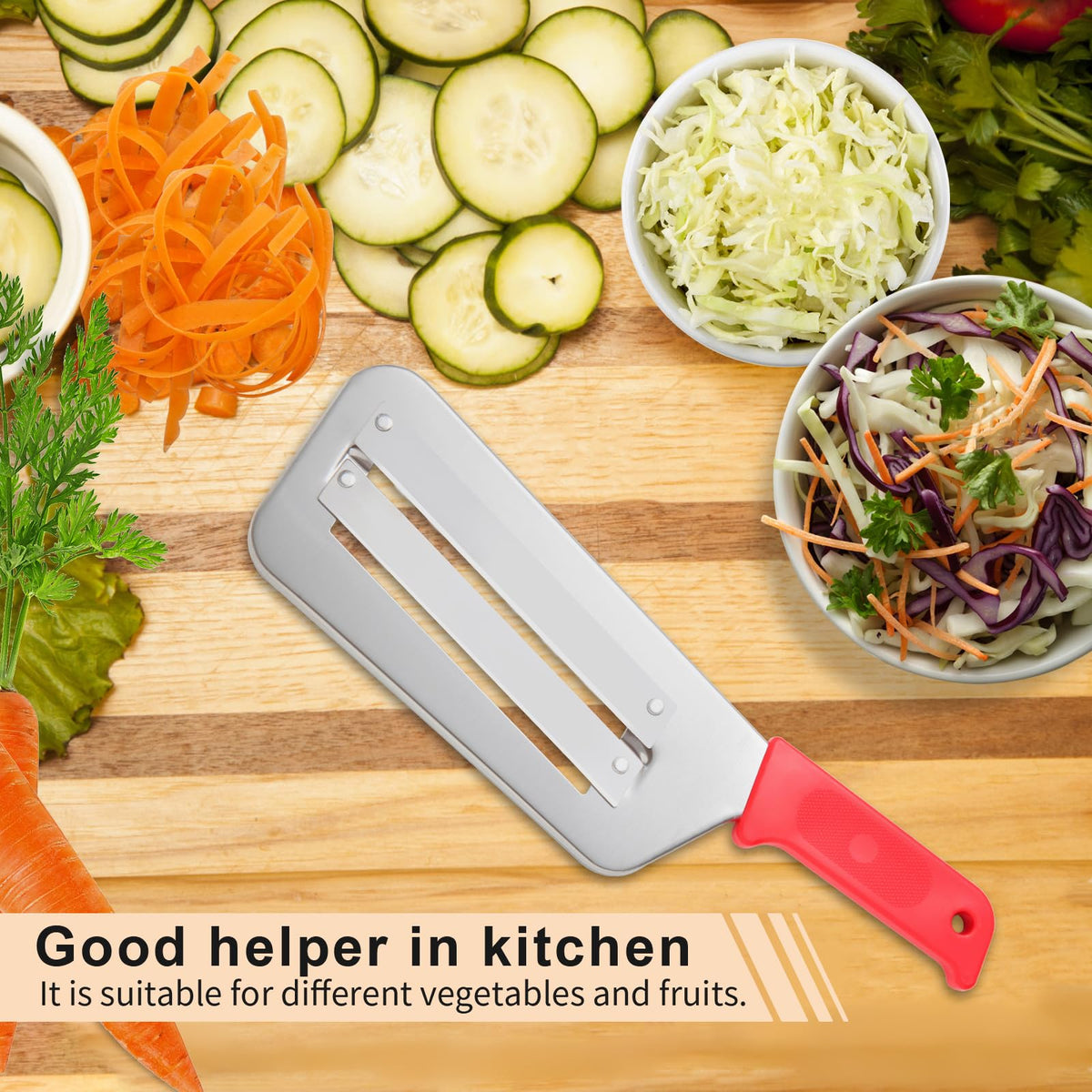 Dokpod cabbage shredder durable stainless steel for daily kitchen duty