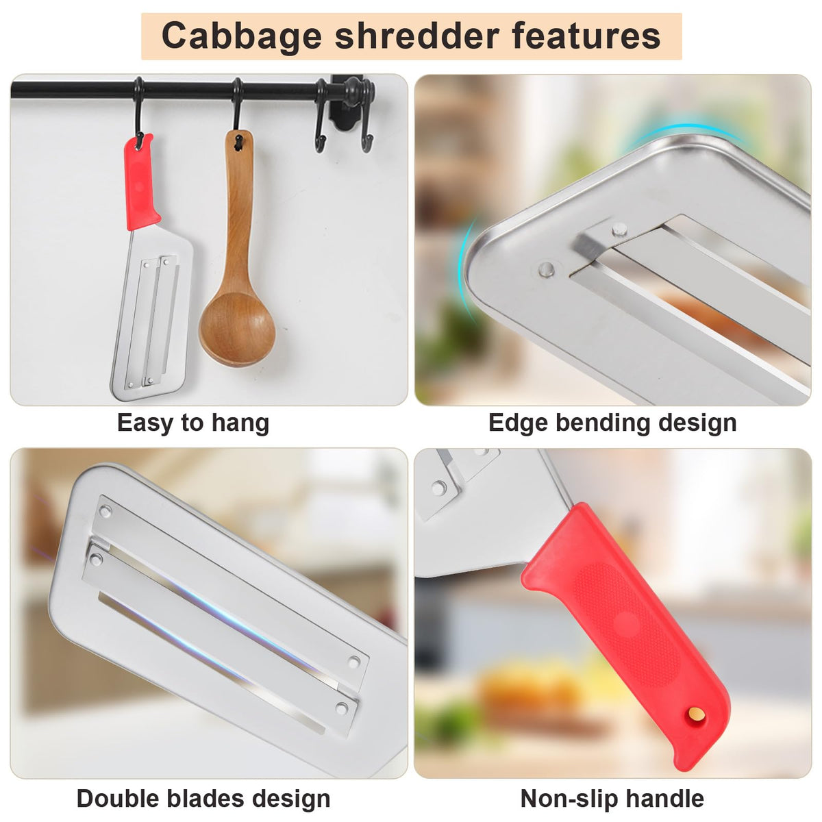 Dokpod cabbage shredder easy-clean feature after shredding