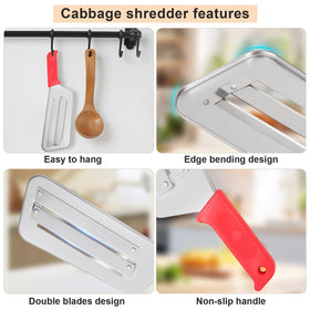 Dokpod cabbage shredder easy-clean feature after shredding