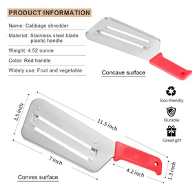 Dokpod cabbage shredder wall-mount hole for tidy storage
