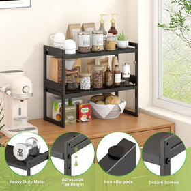 DolaliKE space-saving bathroom countertop keeps toiletries neatly within reach.