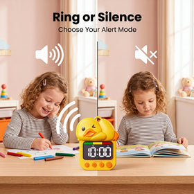 Dolidream countdown display on yellow timer supports time awareness.
