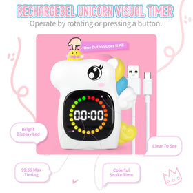 DoliWish timer progress display demonstrates time passing for study blocks.
