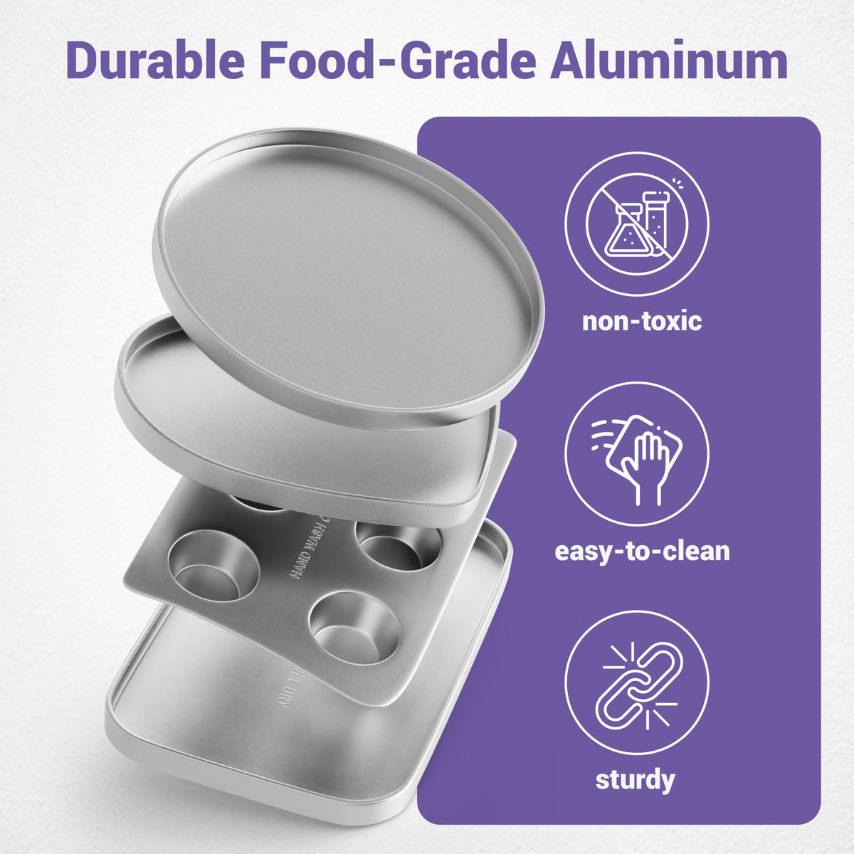 Doll Buddies high-quality aluminum pans deliver durability for frequent play.