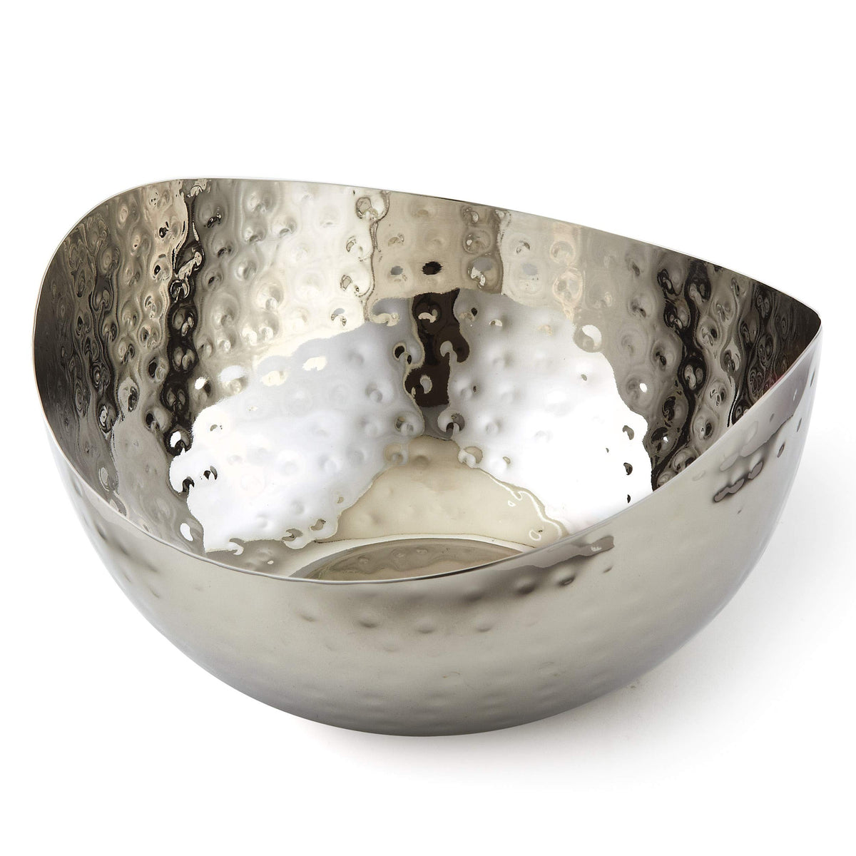 Doma Vita hammered wave dish—top view for chic table display.