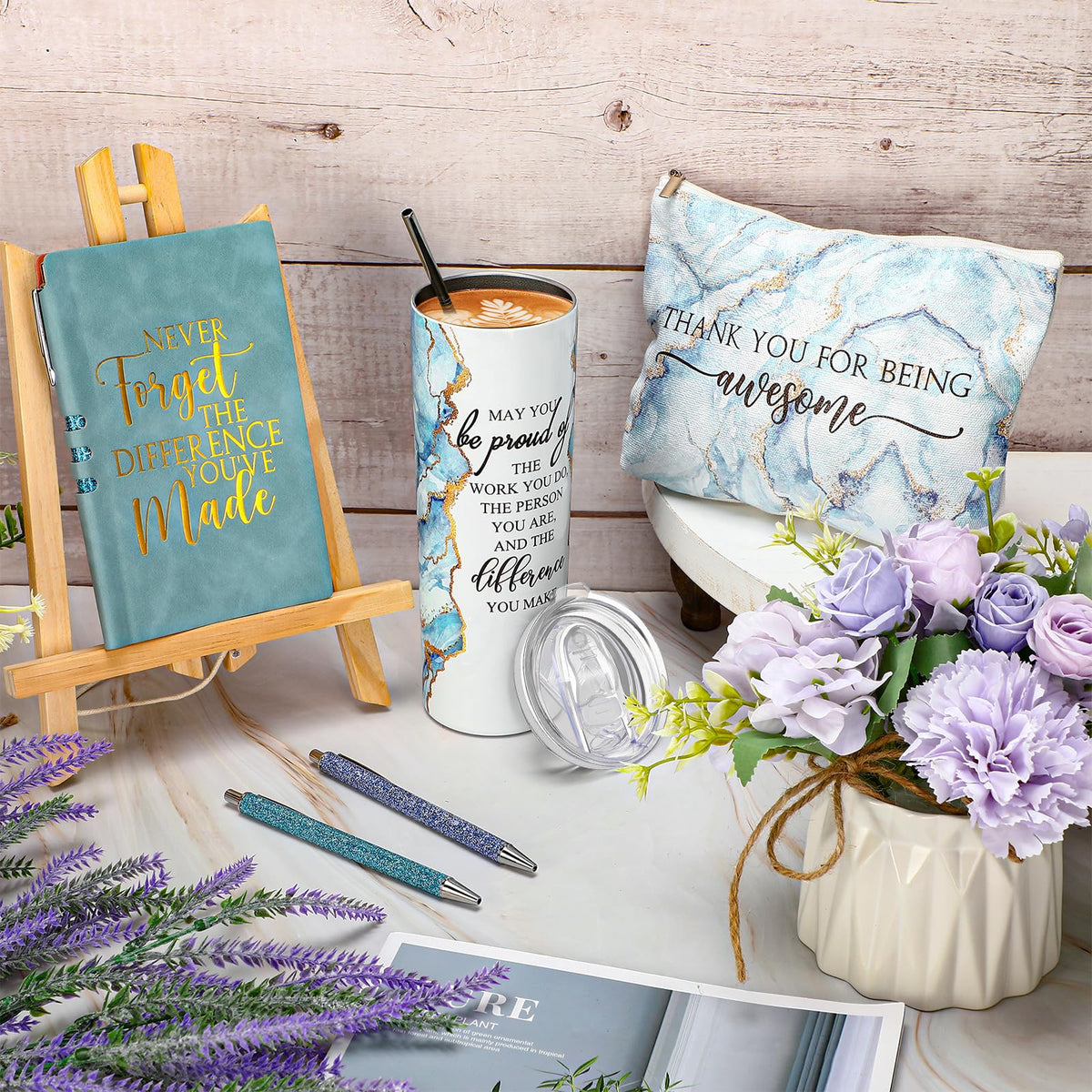Domensi inspirational canvas bag adds color and motivation to gift giving moments.