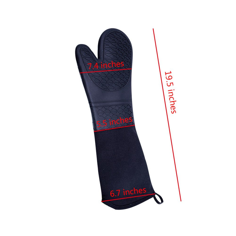 DoMii heavy-duty commercial-grade oven gloves provide heat resistance up to 464°F for hot dishes