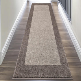 DOMUSTEX machine-washable kitchen rug 24x96 roll packing for easy care