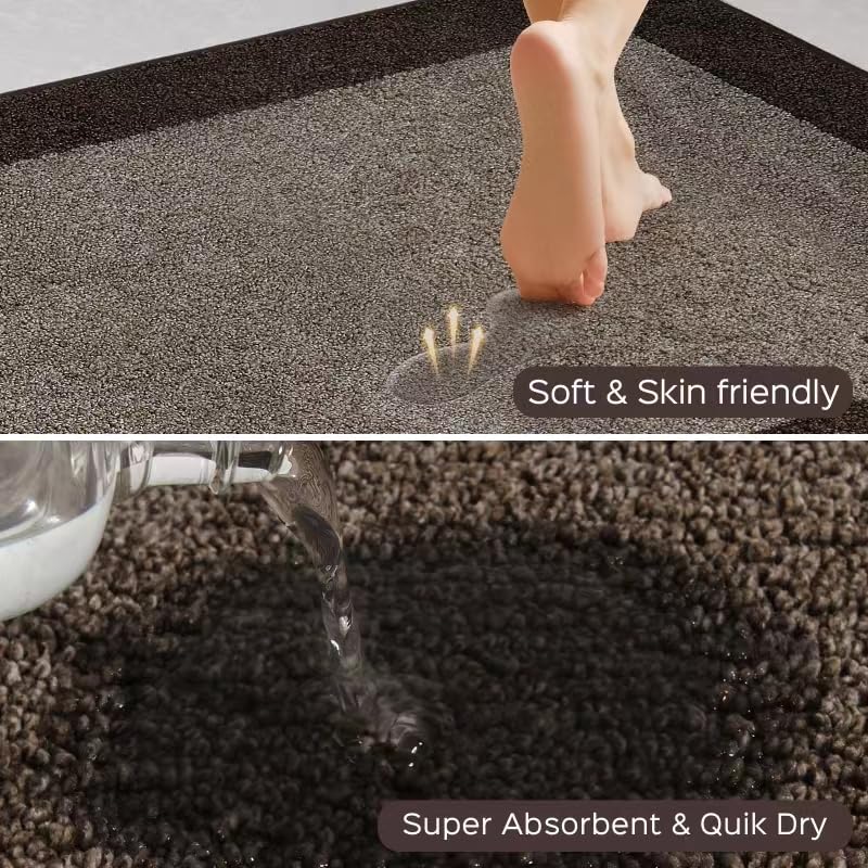 DOMUSTEX non-slip backing provides grip for safer daily use.