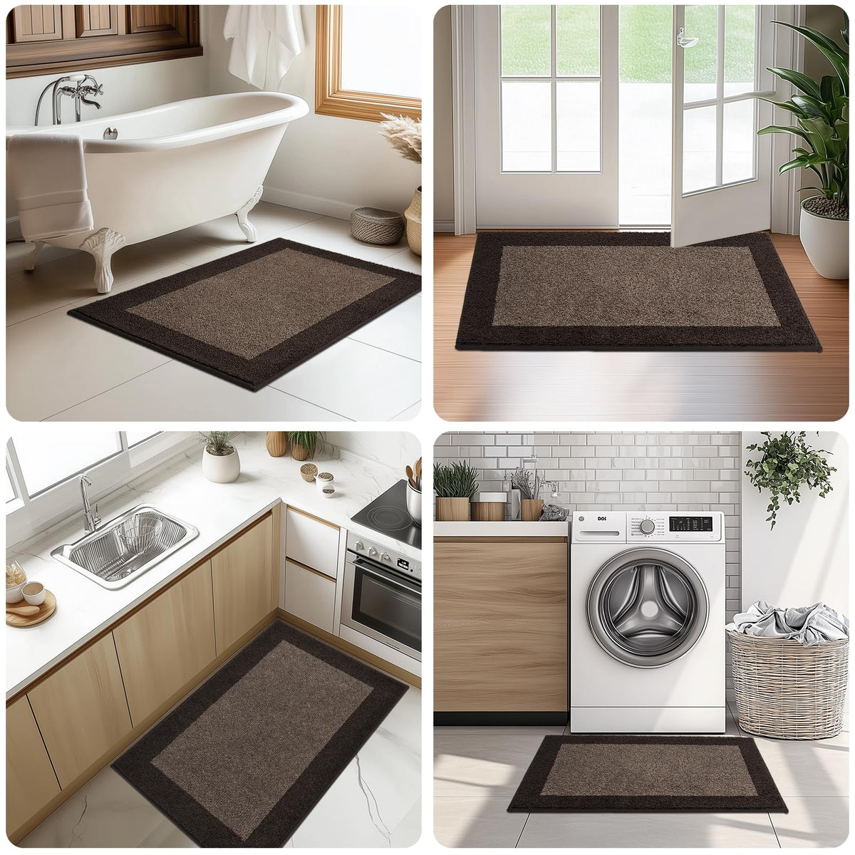 DOMUSTEX versatile runner fits under low doors in living rooms and hallways.