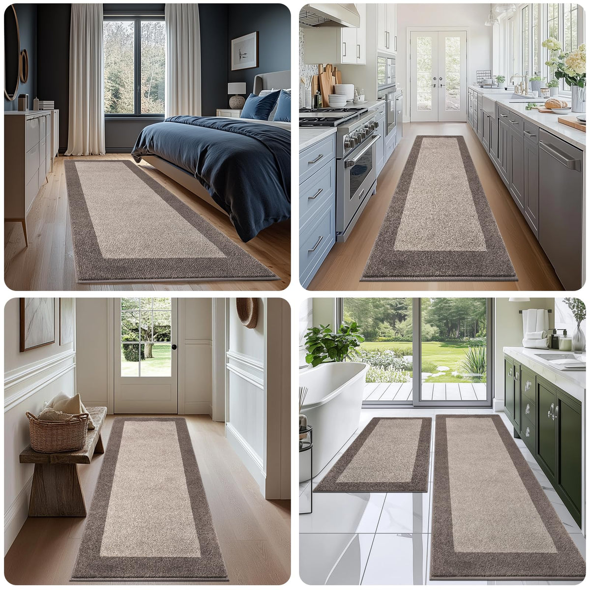 DOMUSTEX absorbent microfibers quickly trap spills for a cleaner kitchen