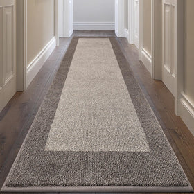 DOMUSTEX runner rug absorbent kitchen mat keeps spills dry and floors protected