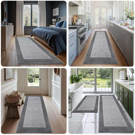 DOMUSTEX soft polyester rug adds warmth and comfort underfoot.