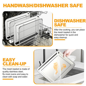 DONGULI mesh tray supports healthier cooking with less oil.