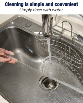 Donkiyana acrylic sink splash guard cut-to-size fits custom countertops at home.