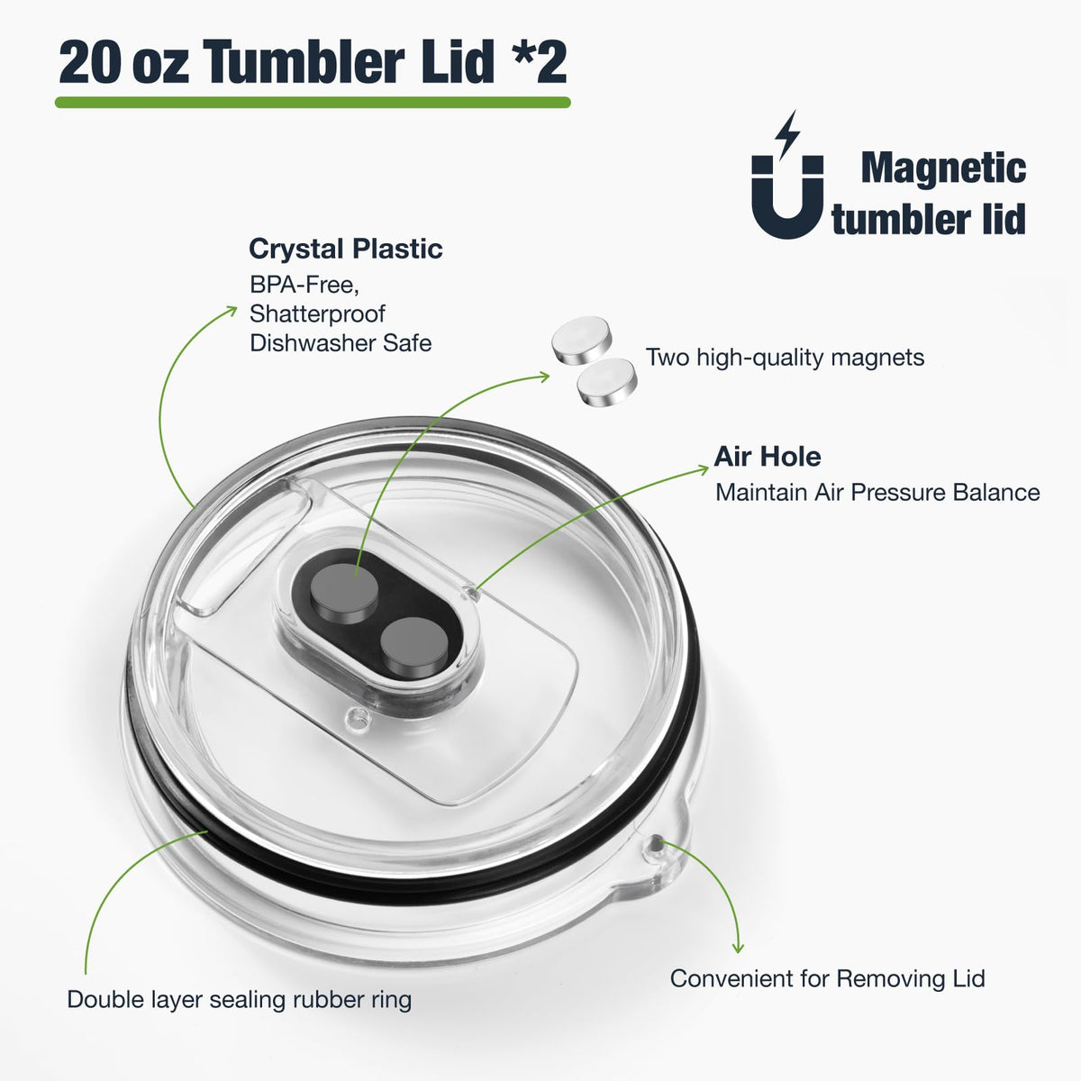 Donkiyana lid made from BPA-free SK material for safe direct contact
