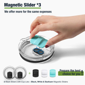 Donkiyana magnetic slider lid with black slider for smooth opening