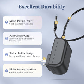 DONYOIE KitchenAid power cord six feet (1.8 m) for flexible indoor use