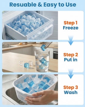Dooeant cubes for post-workout ice baths support refreshing cooldowns.
