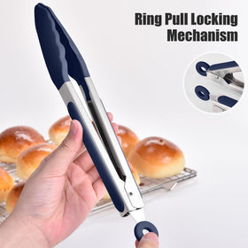 Doosu locking tongs stay closed for easy drawer storage