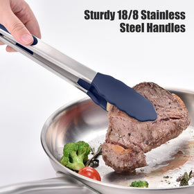 Doosu ergonomic grip reduces fatigue during long cooking sessions.