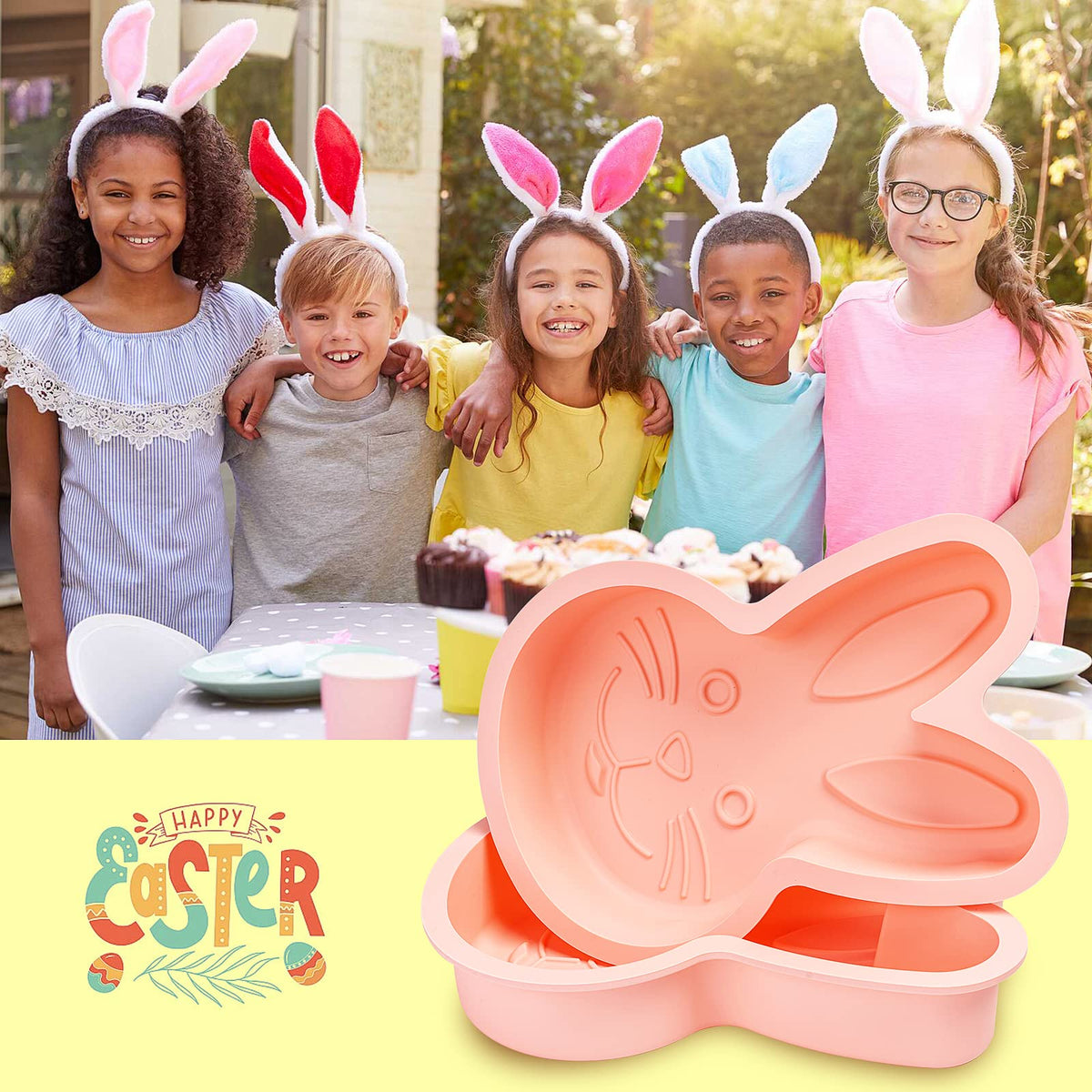 Dootafy dishwasher safe bakeware mold for easy cleaning after baking.