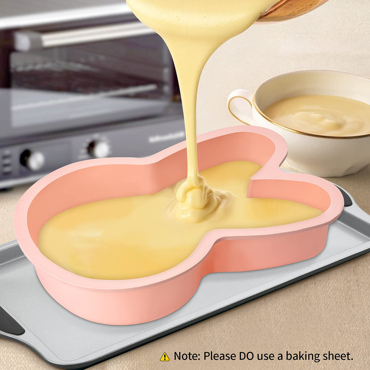 Dootafy easy-release silicone mold illustrating smooth non-stick surface for clean release.