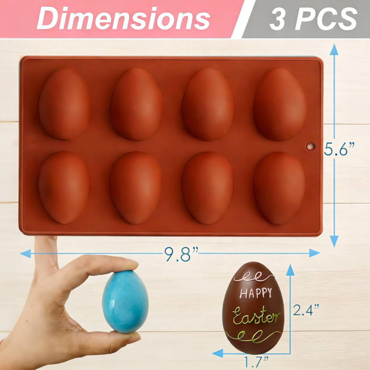 Dootafy oven-safe silicone mold for freezer, microwave, and oven use