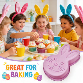Dootafy two-pack bunny mold set supports Easter, birthdays, and party treats.