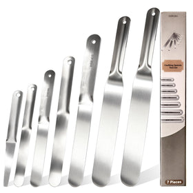DOPLOEU 7pc caulking spatula set for precise finishes on any surface.