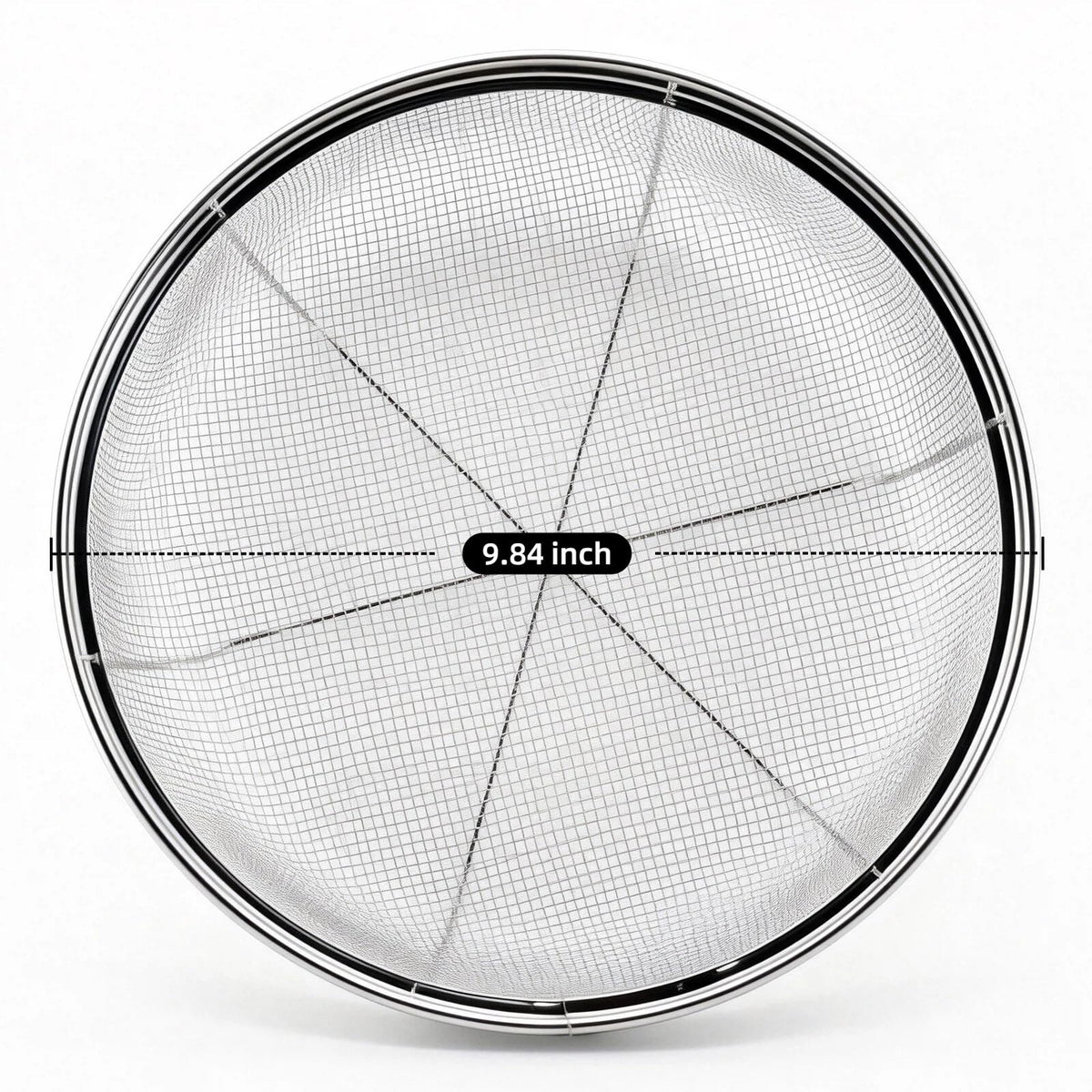 DOPMEP rice strainer mesh bowl helps rinse grains evenly.