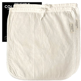 Doppeltree cold brew bag open-top design for easy filling and mess-free brewing.