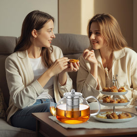 DOPUDO modern teapot design complements kitchen decor.