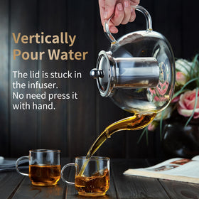 DOPUDO wide base and narrow top promote faster heating and flavor concentration.