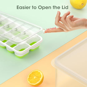 DOQAUS dishwasher-safe ice trays for easy cleanup after use