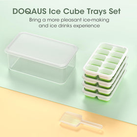 DOQAUS flavored-ice option by infusing fruits in the tray